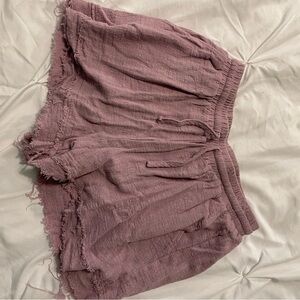 Women's Purple Casual Shorts